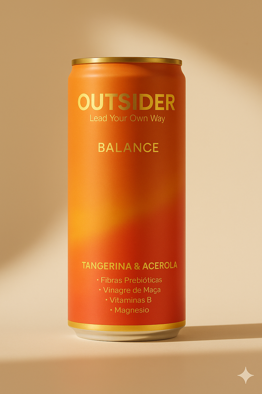 OUTSIDER BALANCE - TANGERINA E ACEROLA - PACK 6 LATAS