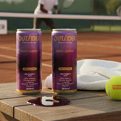 OUTSIDER SMART ENERGY - AÇAI E JABUTICABA - PACK 6 LATAS