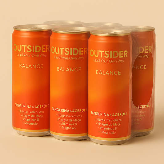 OUTSIDER BALANCE - TANGERINA E ACEROLA - PACK 6 UND