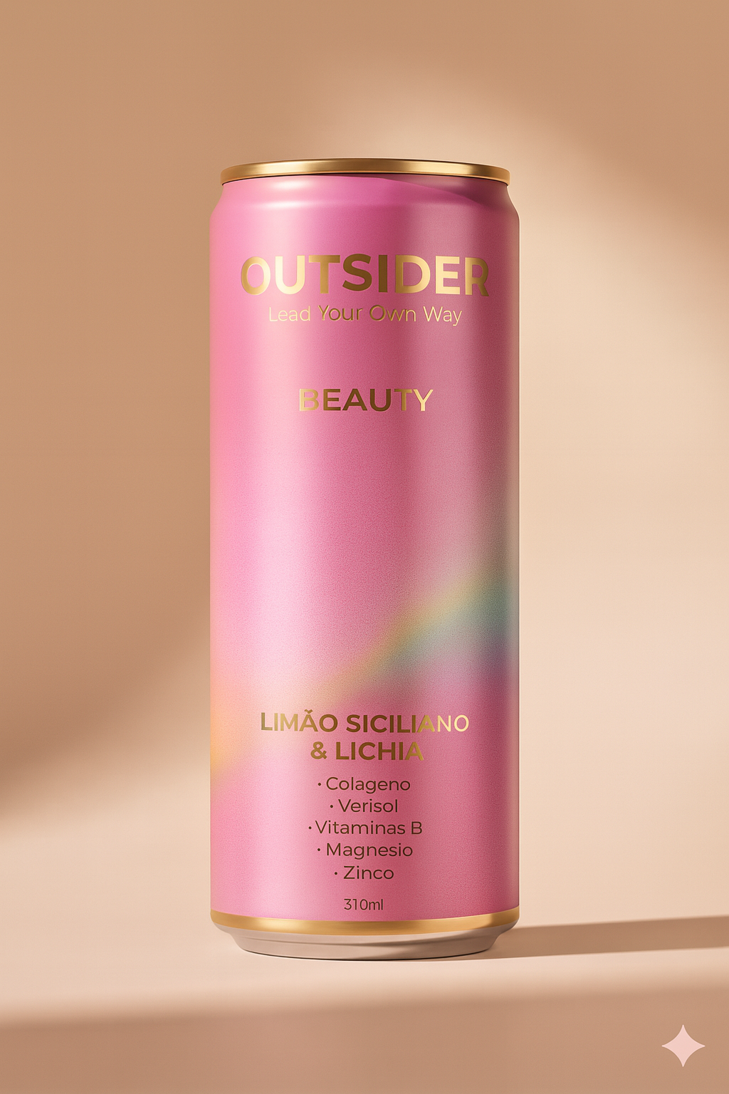 OUTSIDER BEAUTY - LIMÃO SICILIANO E PITAYA Embalagem Pack 6 latas