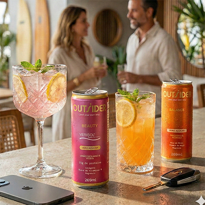 Kit Experiência Outsider — 6 bebidas funcionais para energia, beleza e equilíbrio